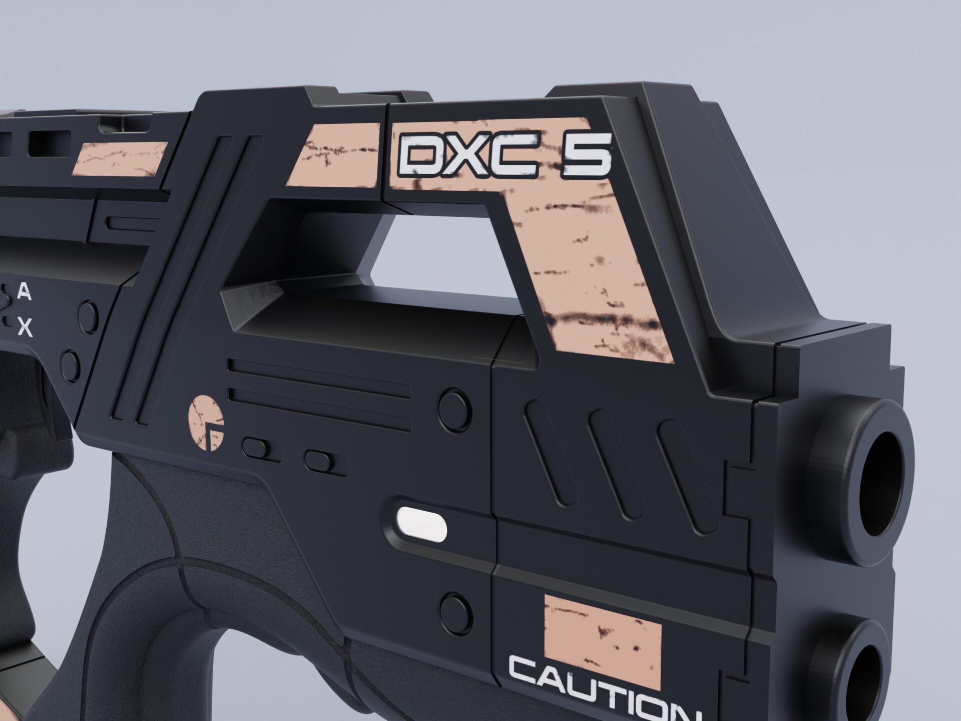 M 6 Carnifex Pistol From Mass Effect 3d Printing Files 3056